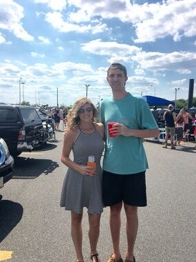 Mossimo Supply Co. Black and White Striped Dress Medium